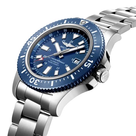 breitling superocean 44 special blue dial|breitling superocean 44 blue version.